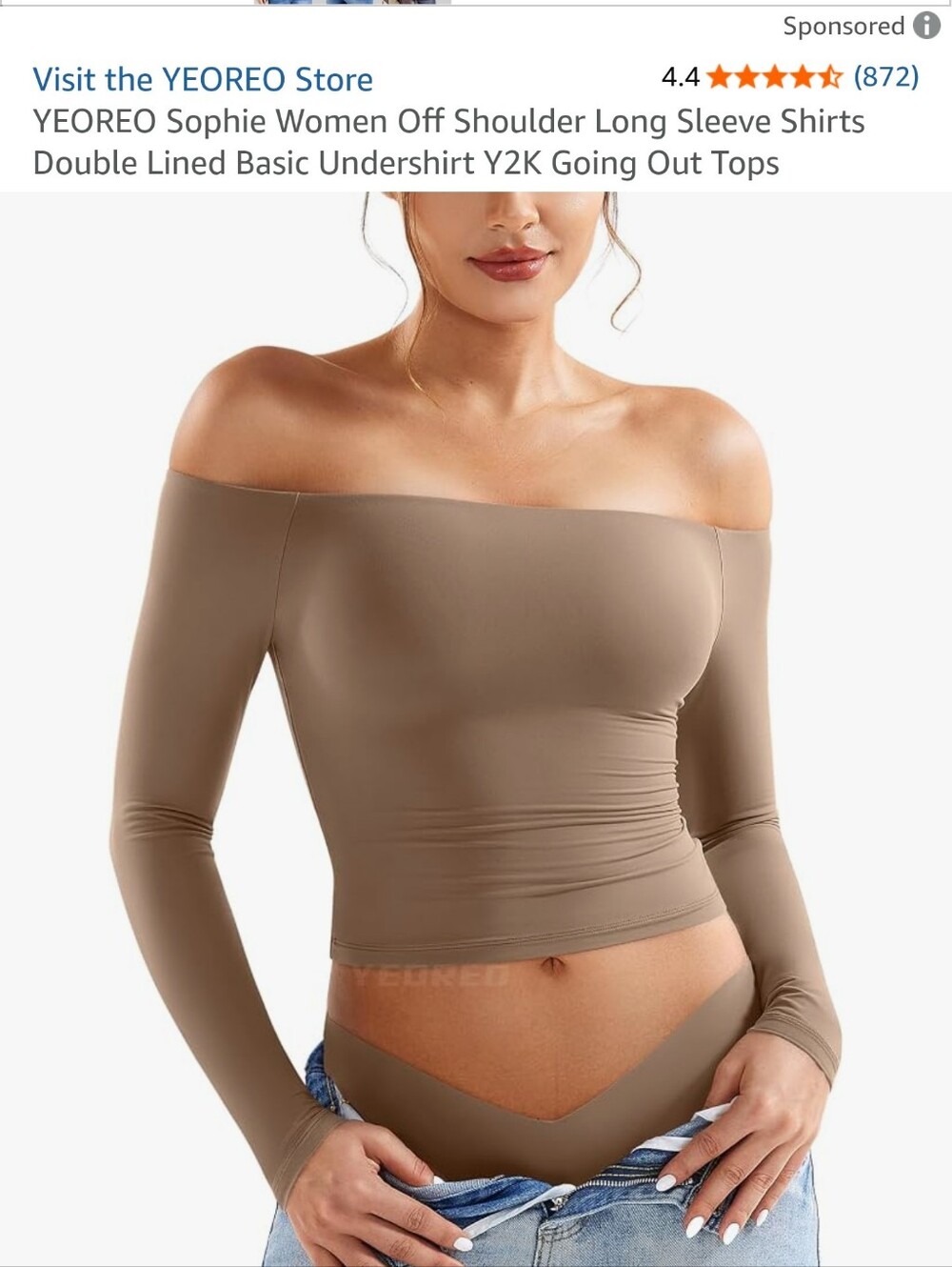 Buttery Soft Long Sleeve Off The Shoulder Crop Top